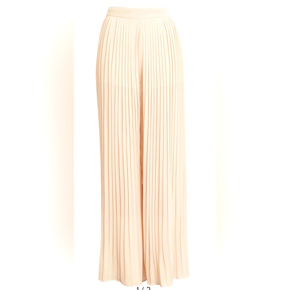 NWOT #5 ENDLESS ROSE Pleated Pants in Ivory, size small - Picture 4 of 14